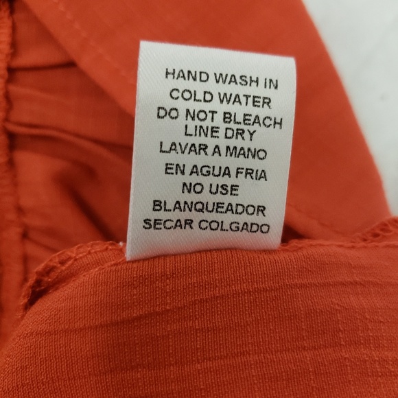 Entro off the shoulder top. Size medium, orange - Picture 3 of 4